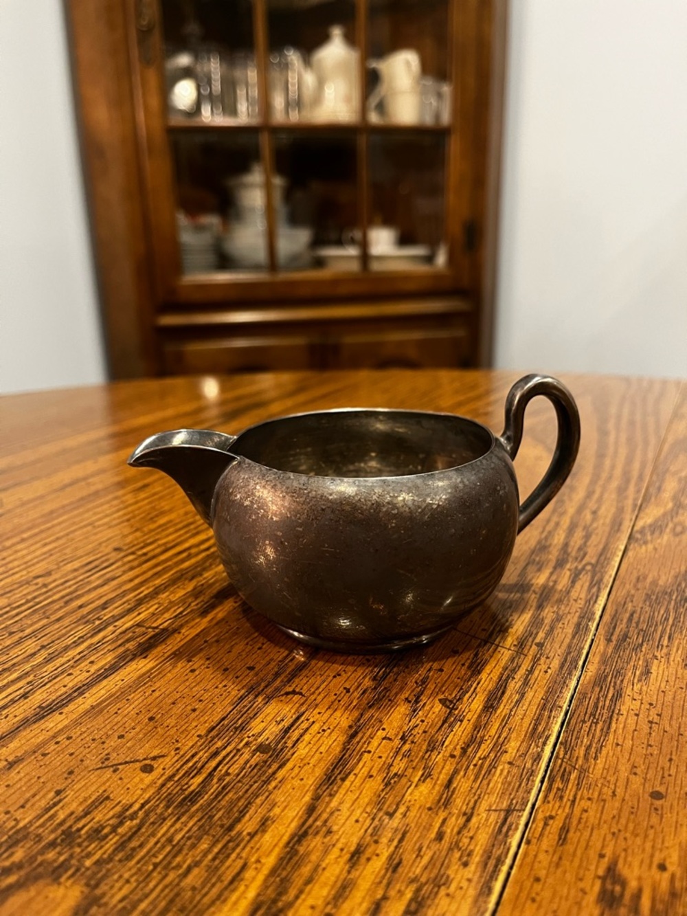 Academy Silver on Copper- Creamer Pitcher